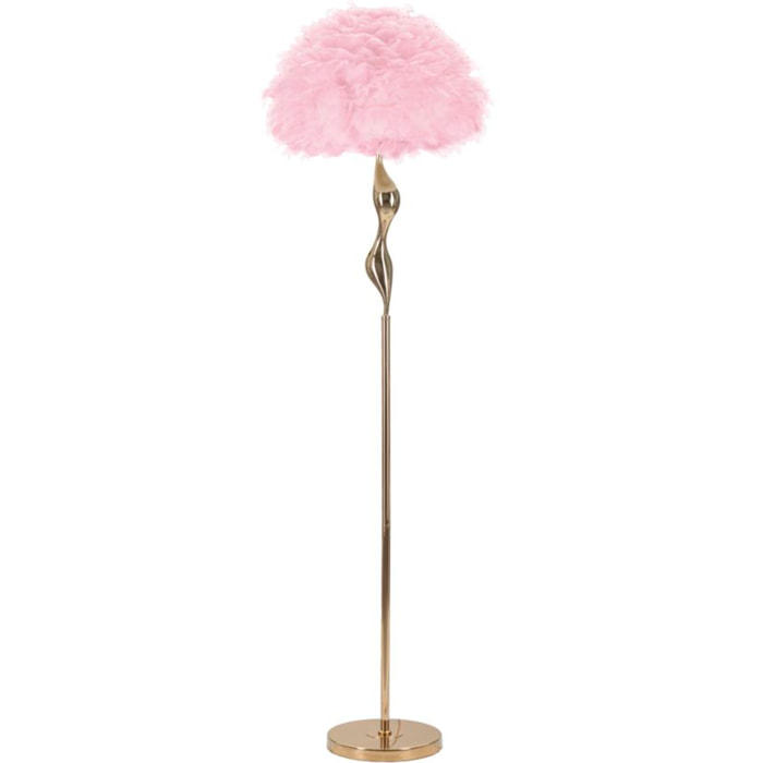 LAMPADA DA TERRA SLIM ROSA CM Ø 50X165