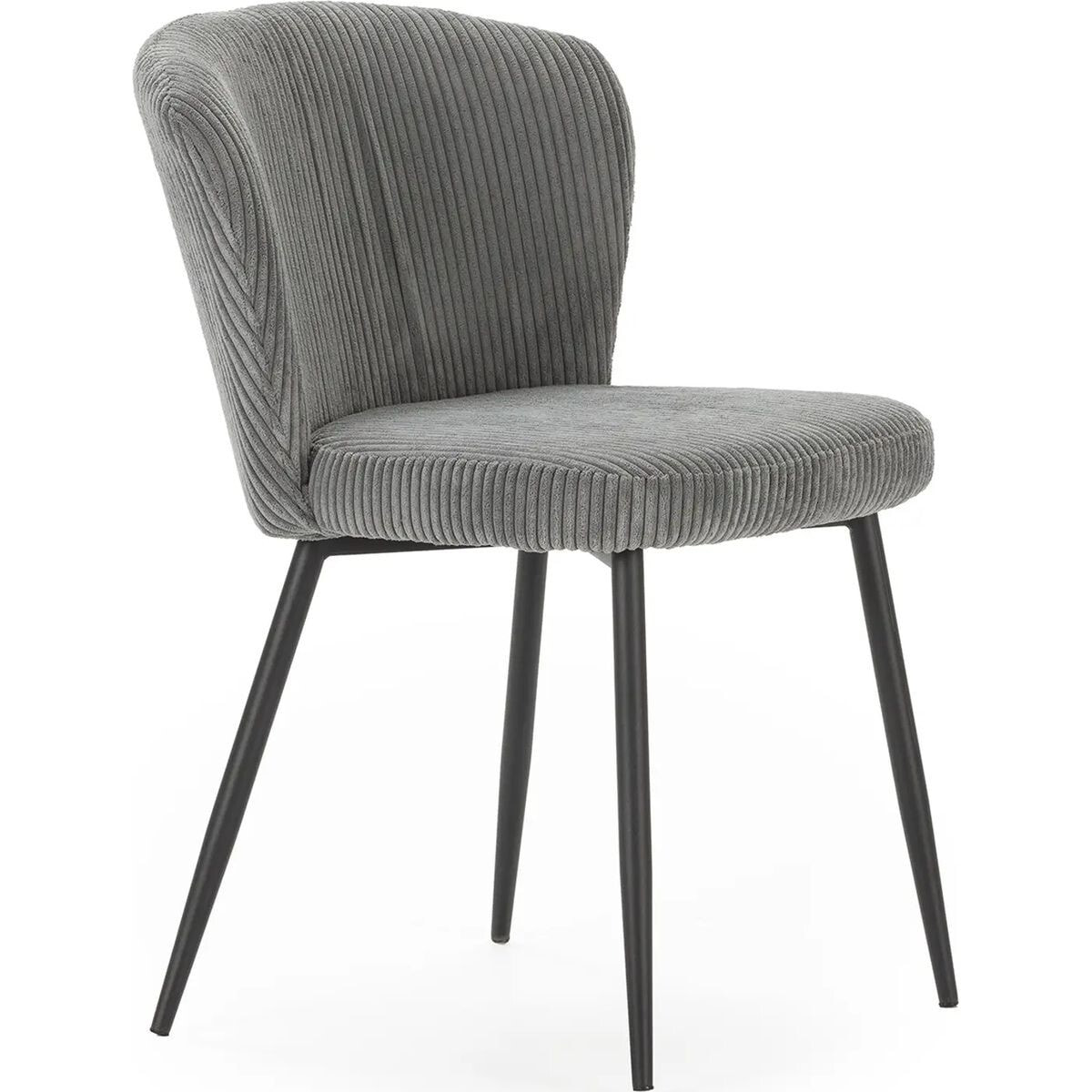 Lot de 4 chaises en velours côtelé - KLARA