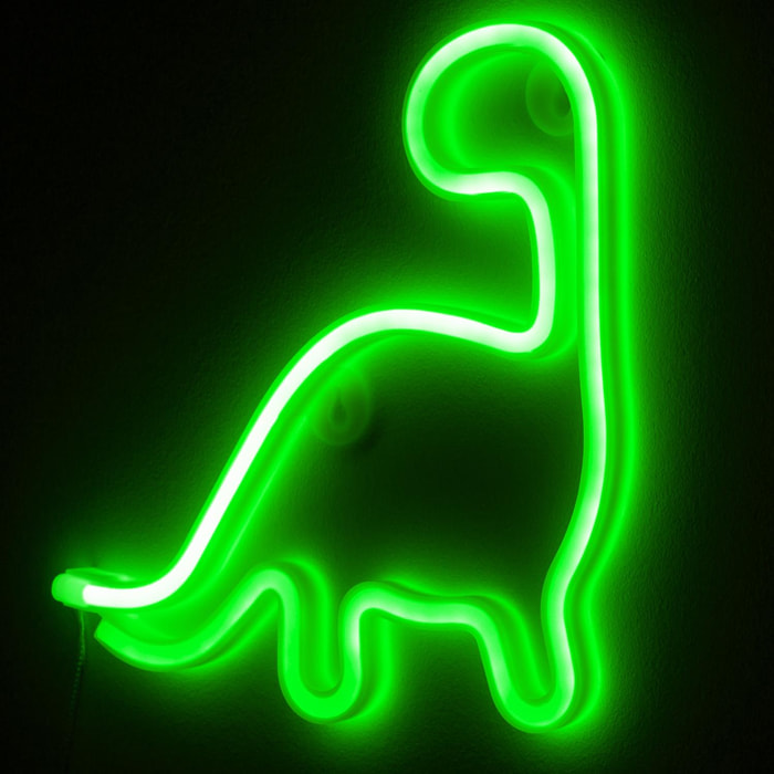 Pendente verde neon, design Dyno.