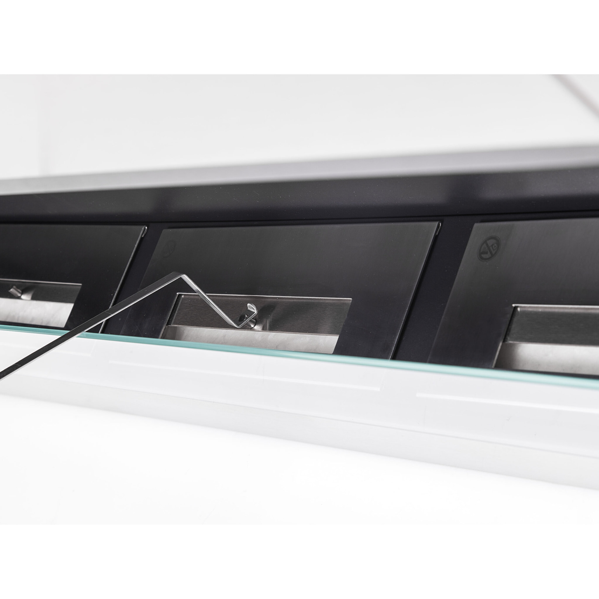 Chimenea de etanol de grandes dimensiones y 3 quemadores HECATE PURLINE