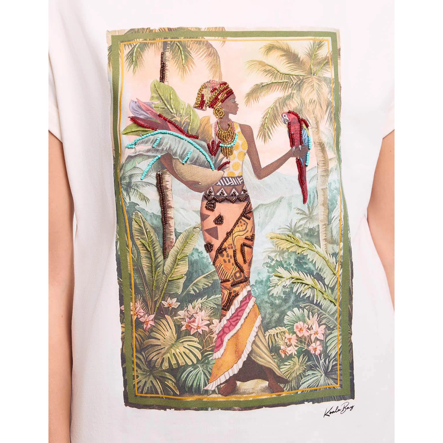 Camiseta Manga Corta Blanca - Lamila