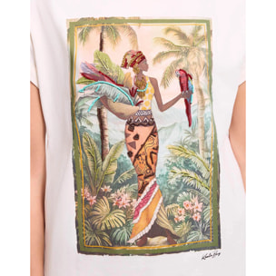 Camiseta Manga Corta Blanca - Lamila