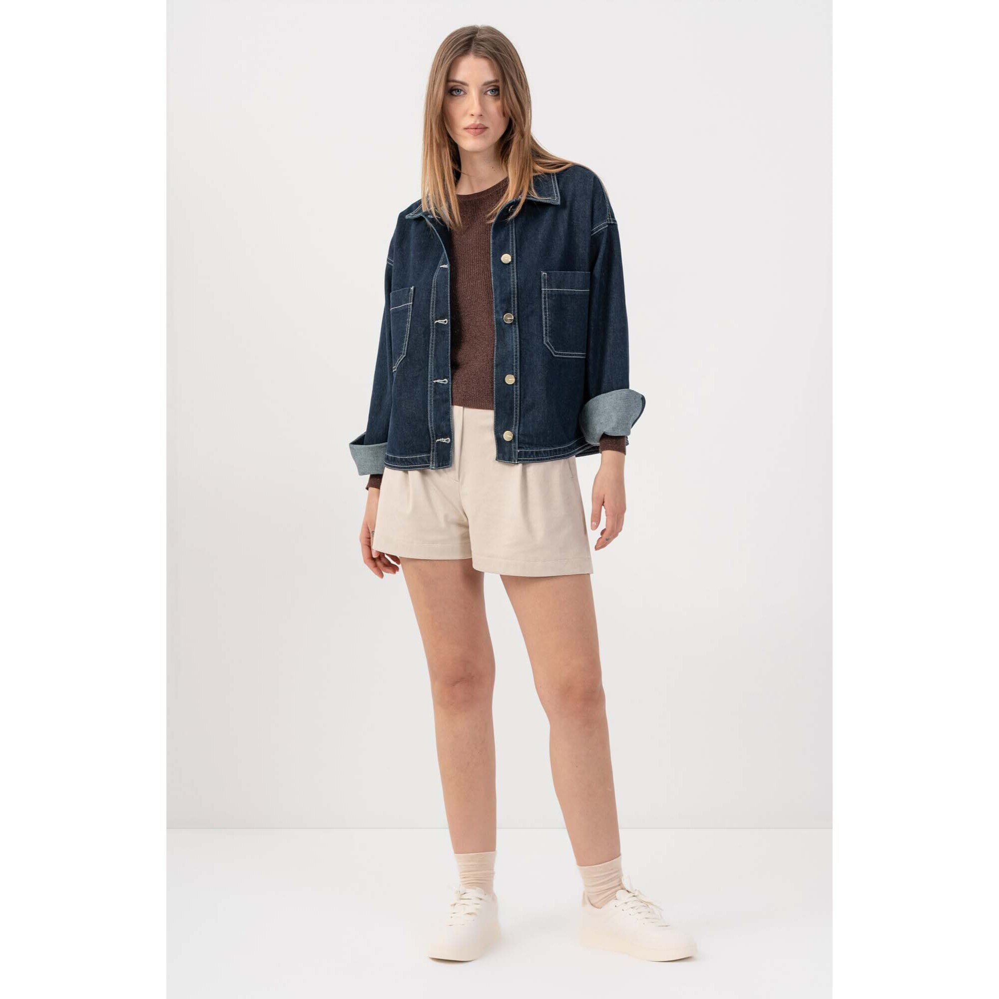 Kocca - Giacca denim over strutturata Donna