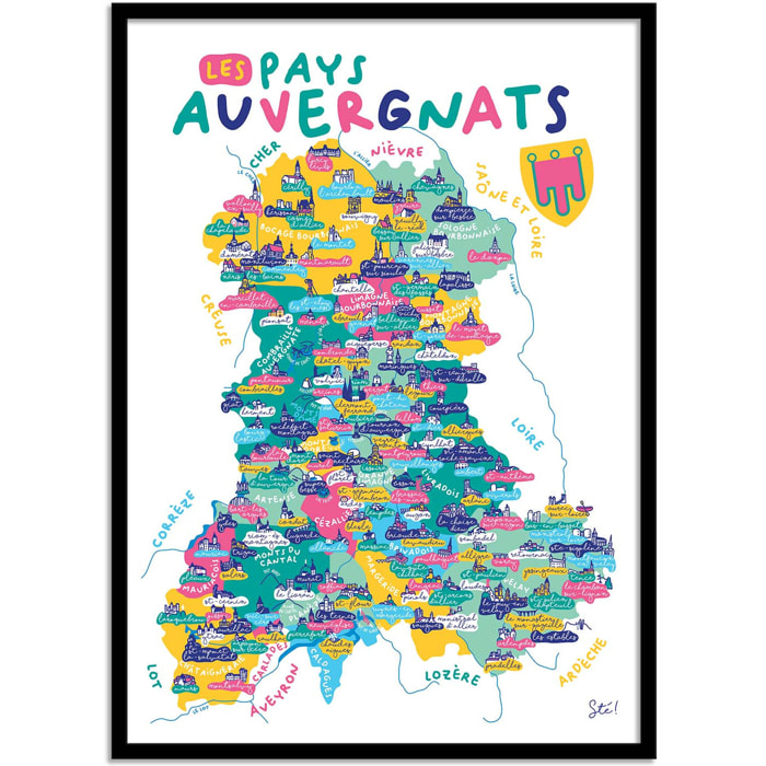Affiche - Auvergne - Sté!