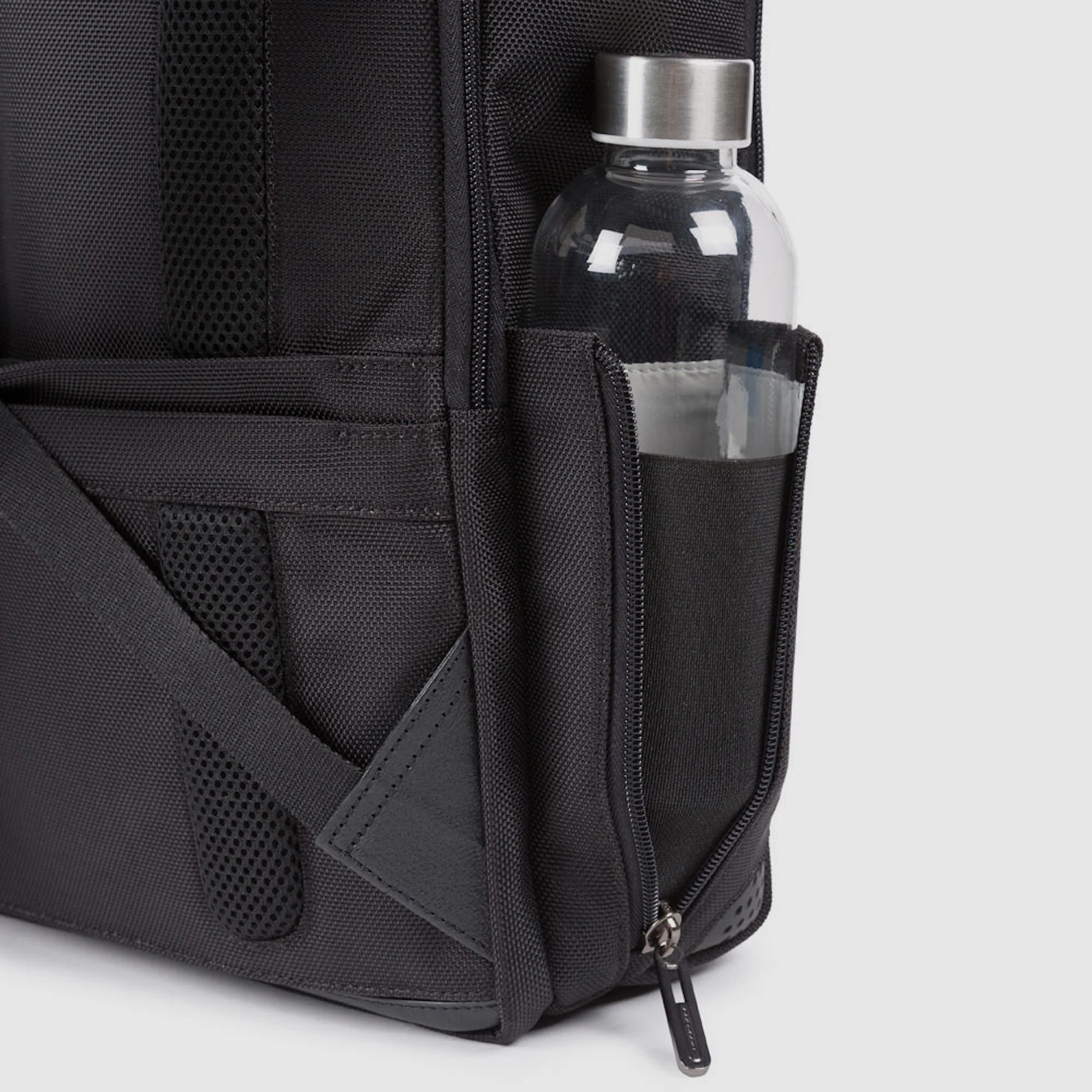 Piquadro Zaino porta pc 15,6 in tessuto riciclato