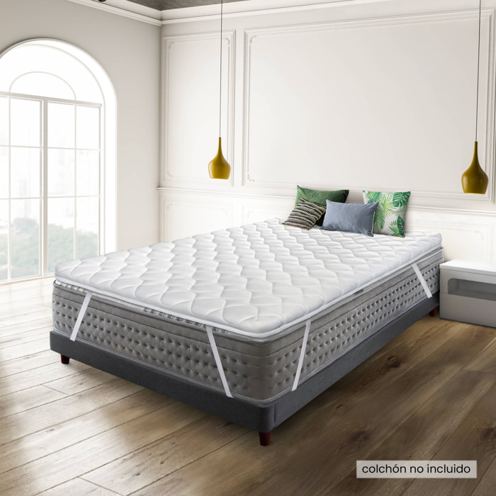 Topper Viscoelástico Quality Dreams, Altura 7 cm