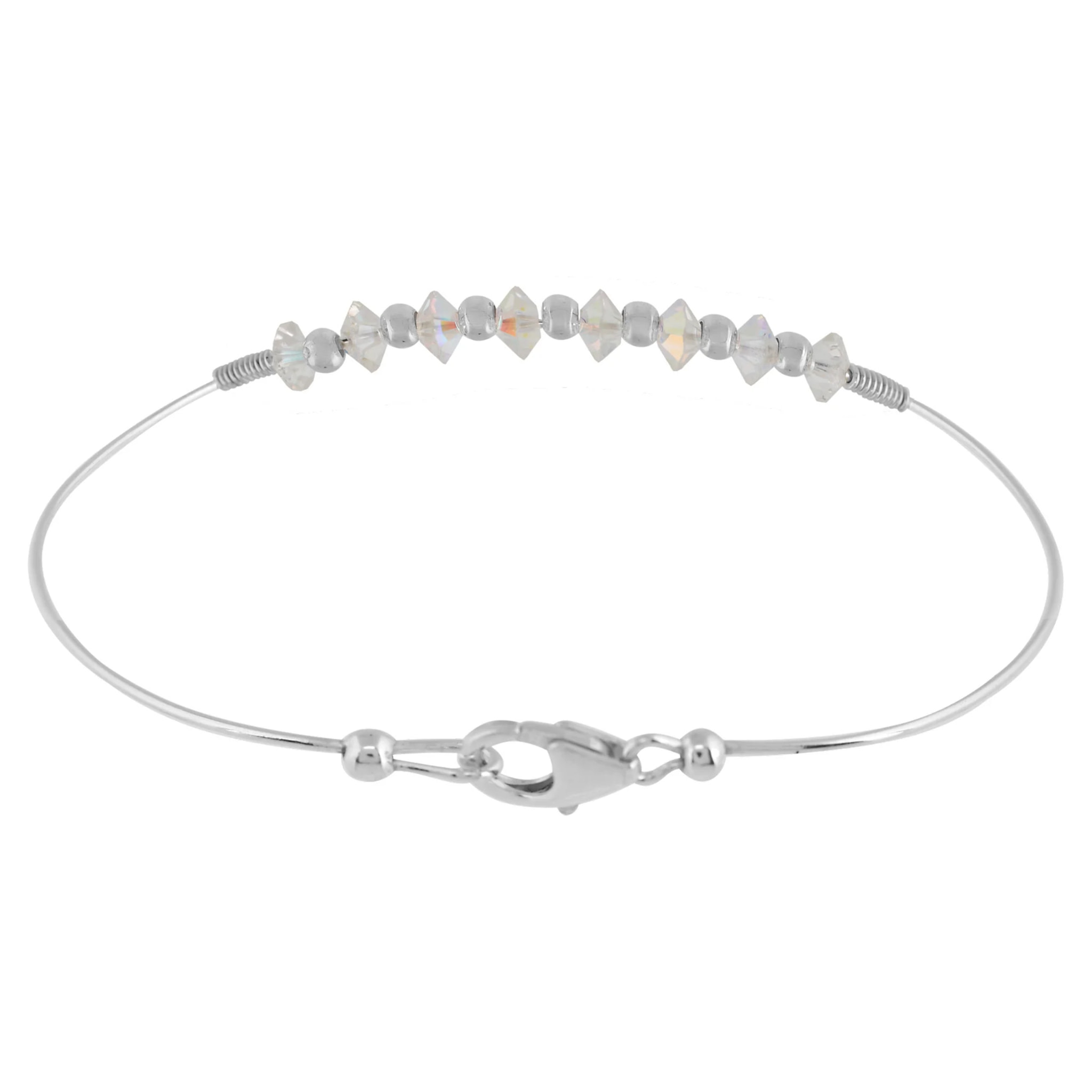 Pulsera plata de ley 925 Space cristal Swarovski