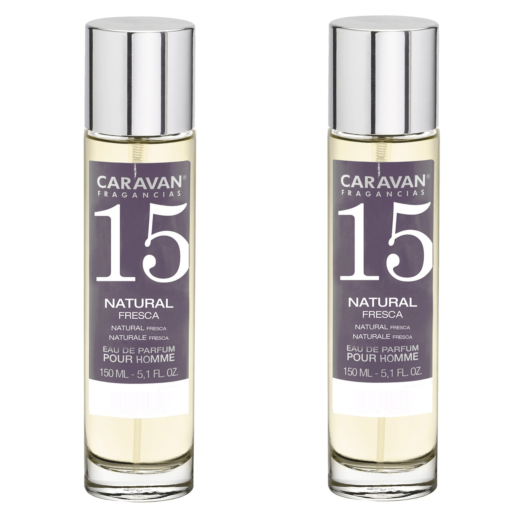 Caravan fragancias set de 2 frascos perfume de hombre nº15, de 150 ml
