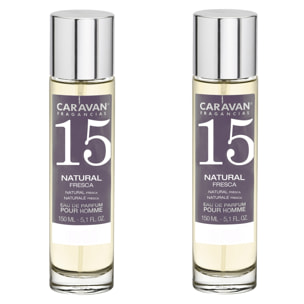 Caravan fragancias set de 2 frascos perfume de hombre nº15, de 150 ml