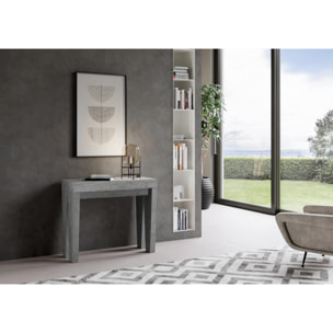 Consola extensible 90x40/196 cm Spimbo Small Cemento