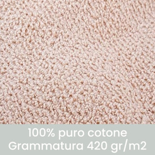 INTRECCI Accappatoio Bichicco in Spugna Tinta Unita Unisex Adulto in Cotone, Accappatoio in Cotone Asciugatura rapida con Tasche e Cappuccio