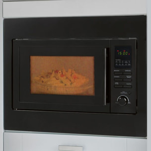 Four micro-ondes encastrable 25L 900W Noir Bomann MWG 2216 HEB-Noir