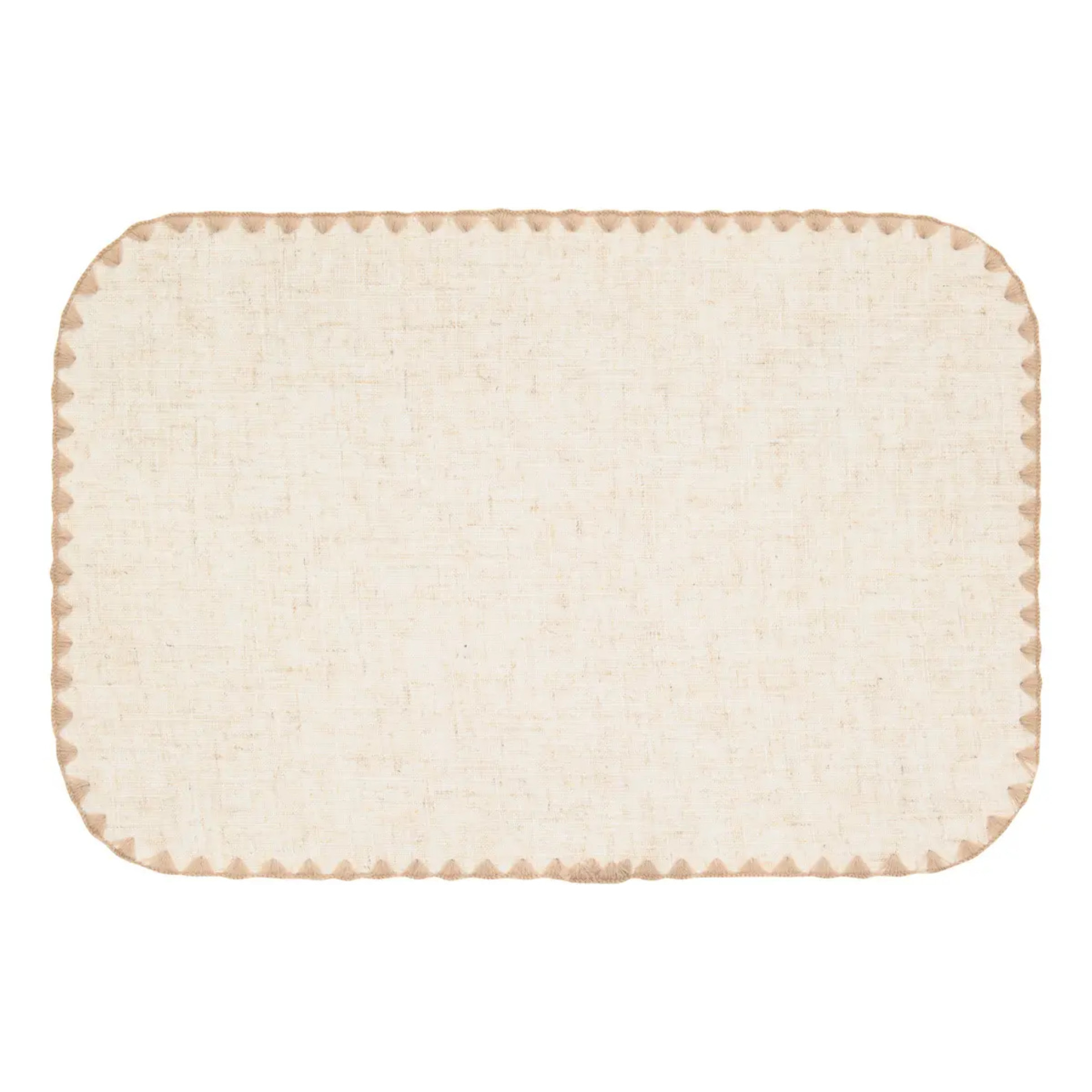 Set de table effet lin Sandrine 45x30cm beige