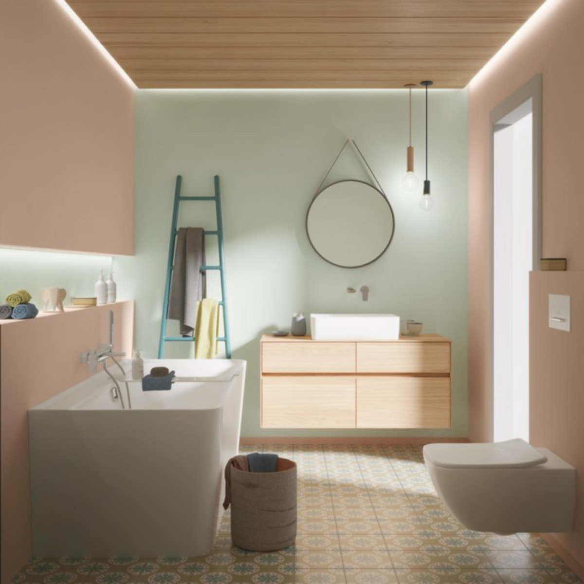Baignoire droite murale VILLEROY ET BOCH Collaro