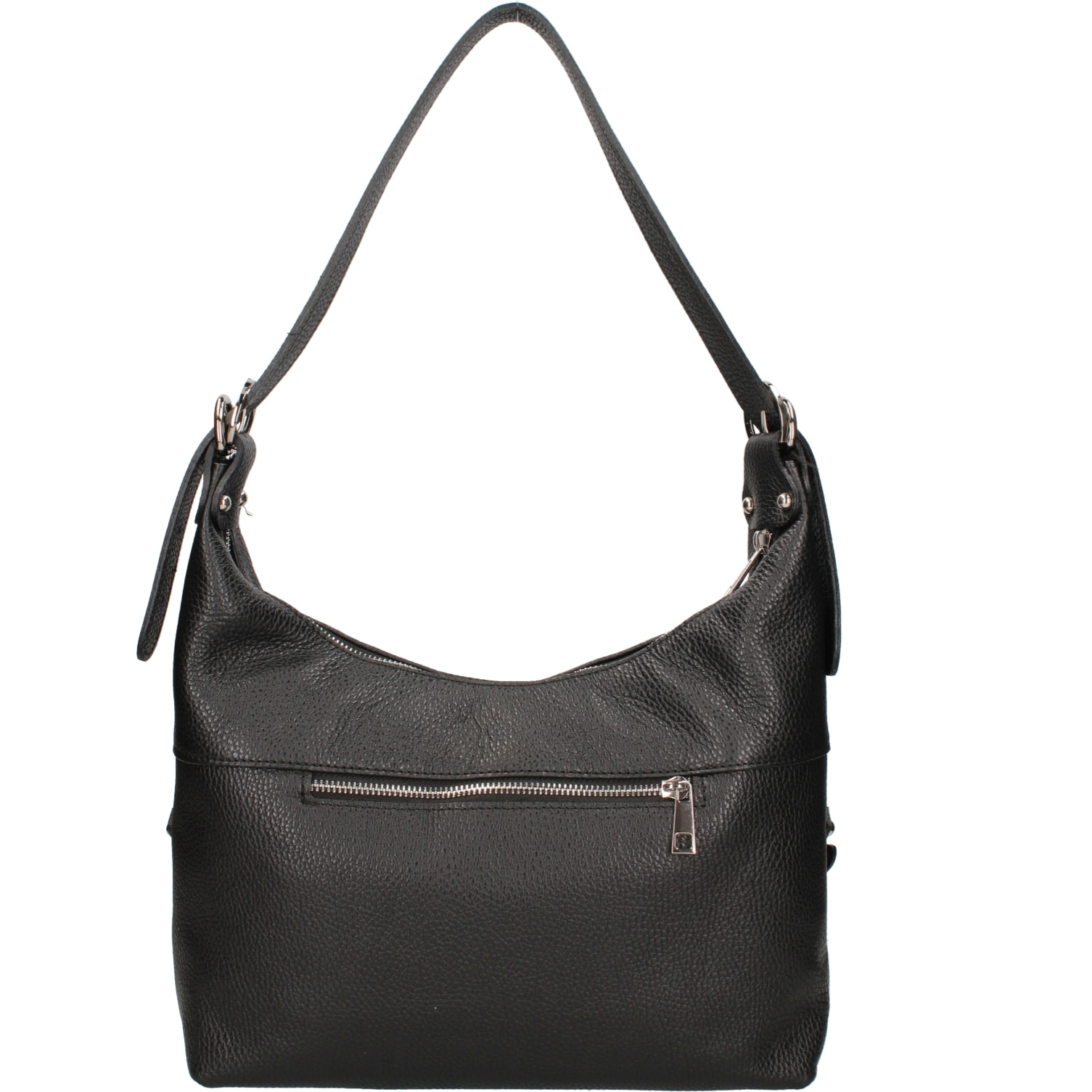 Borsa a spalla da donna In Vera pelle Made in Italy 30x30x9 cm