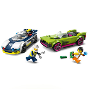 LEGO CITY 60415 - INSEGUIMENTO DELLA MACCHINA DA CORSA