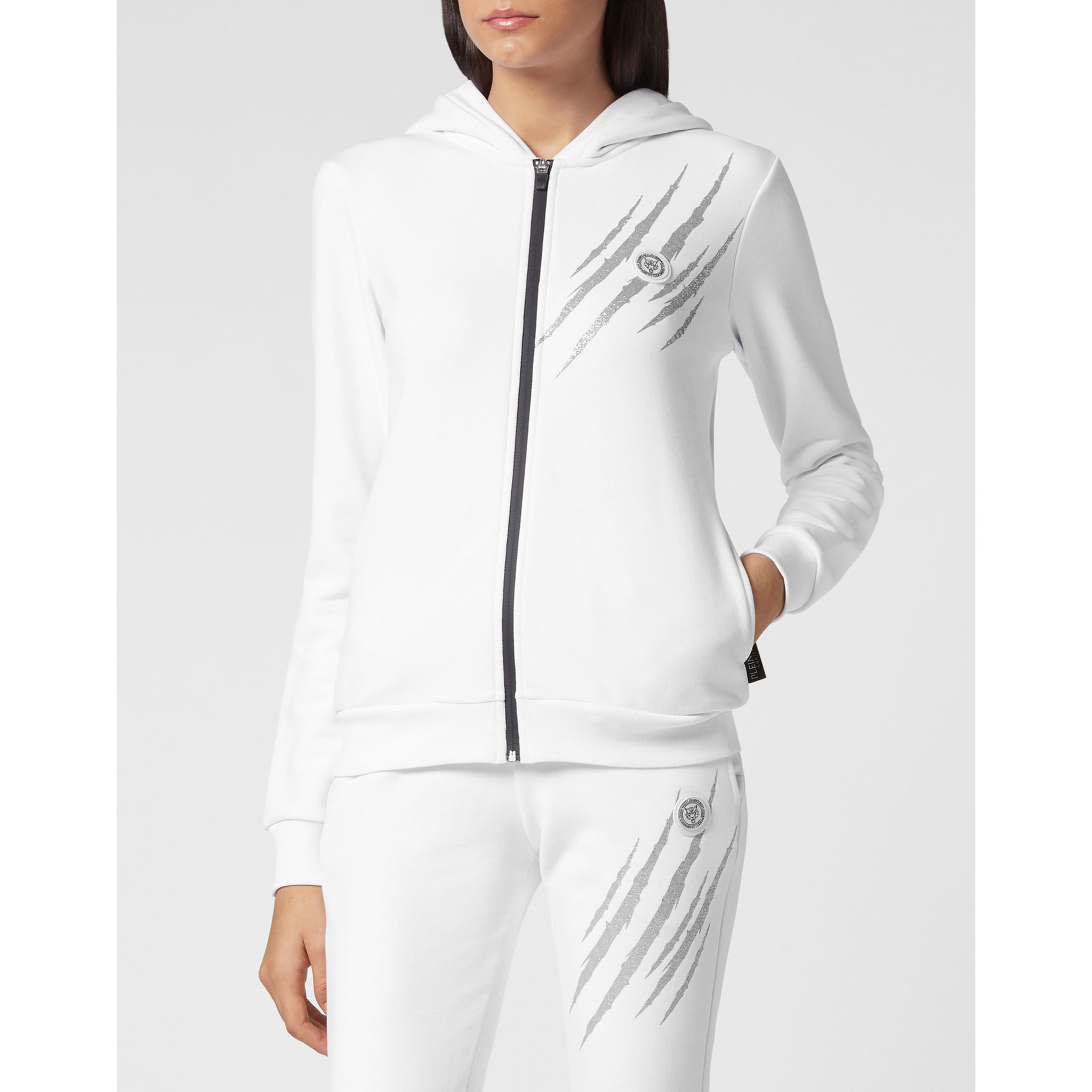 PLEIN SPORT Chándal: Sudadera con capucha y pantalón SCRATCH