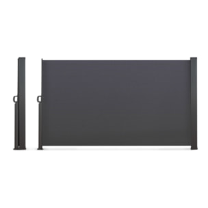 Paravent rétractable premium gris anthracite