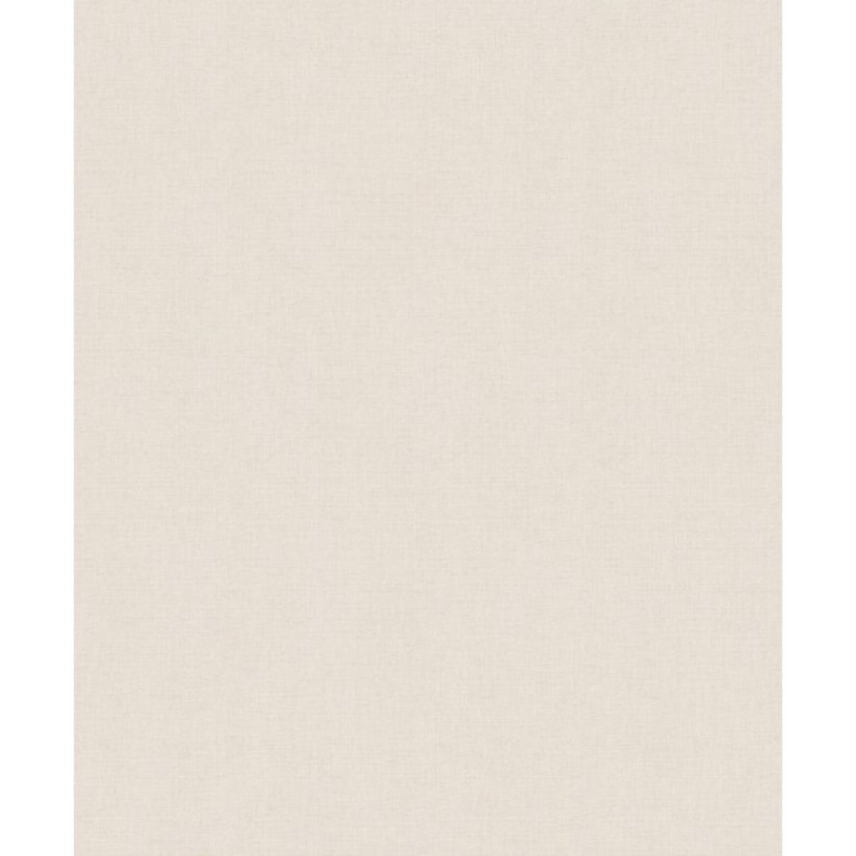Papier peint uni effet toile lin blanc crème