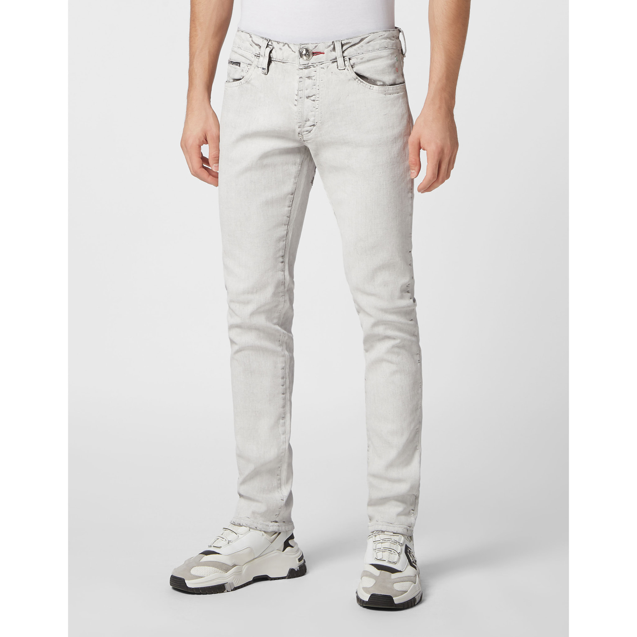 PHILIPP PLEIN Jeans Straight Cut SKULL&BONES