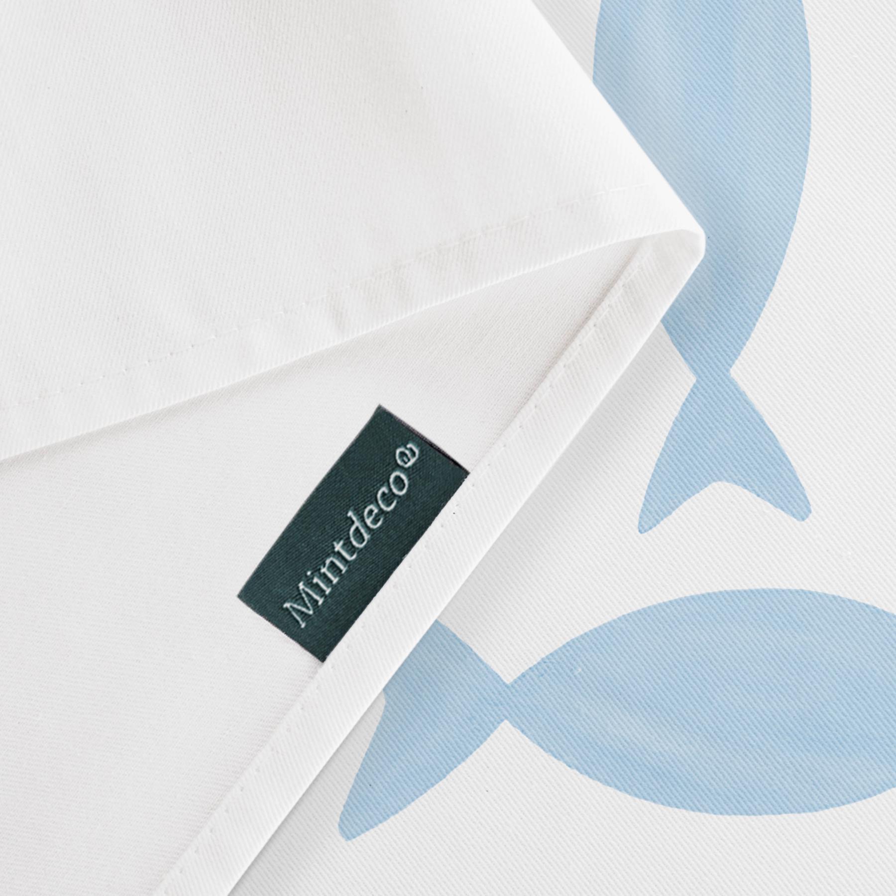 Nappe anti-taches NERINA BLEU - en 100 % coton