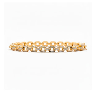 Pulsera Migala acabado oro rosa 18k