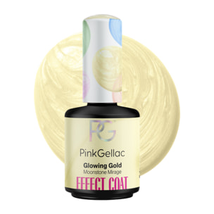 Vernis semi-permanent - Coat Effet - Glowing Gold - 15 ml