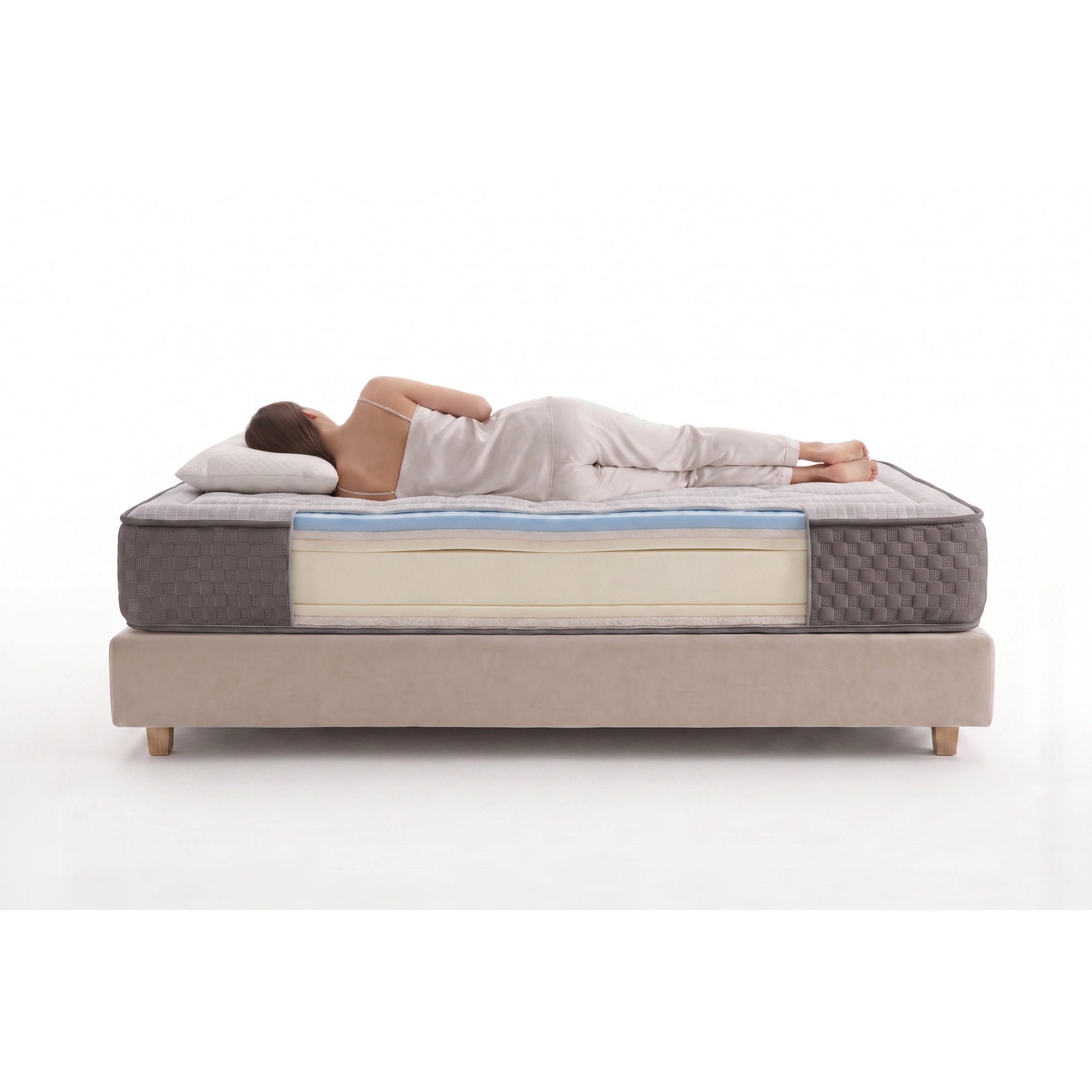 Matelas Palace Confort Multizone 28 cm - Moonia