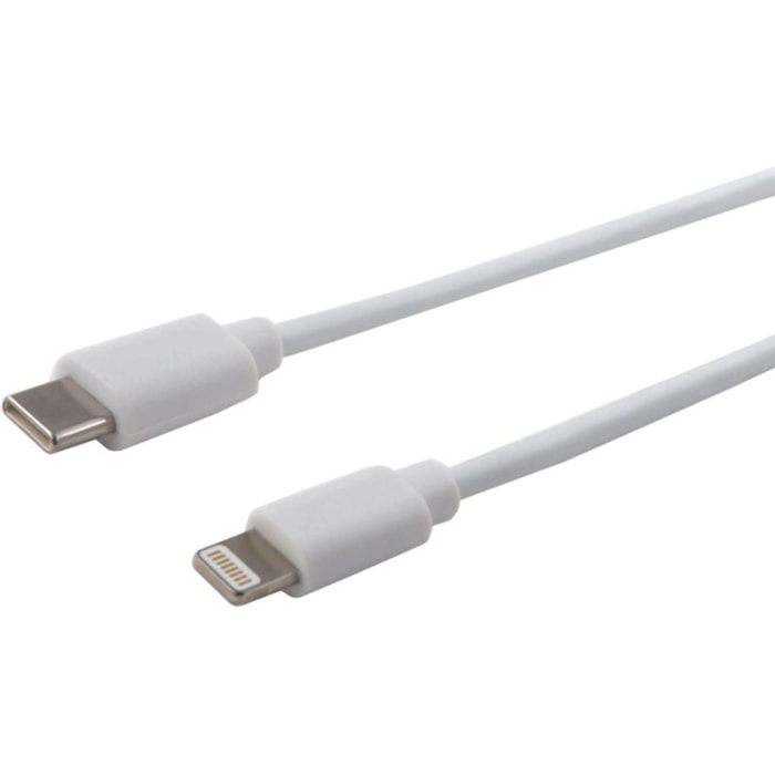 Câble Lightning LISTO USB-C vers Lightning 90cm Blanc Non MFI