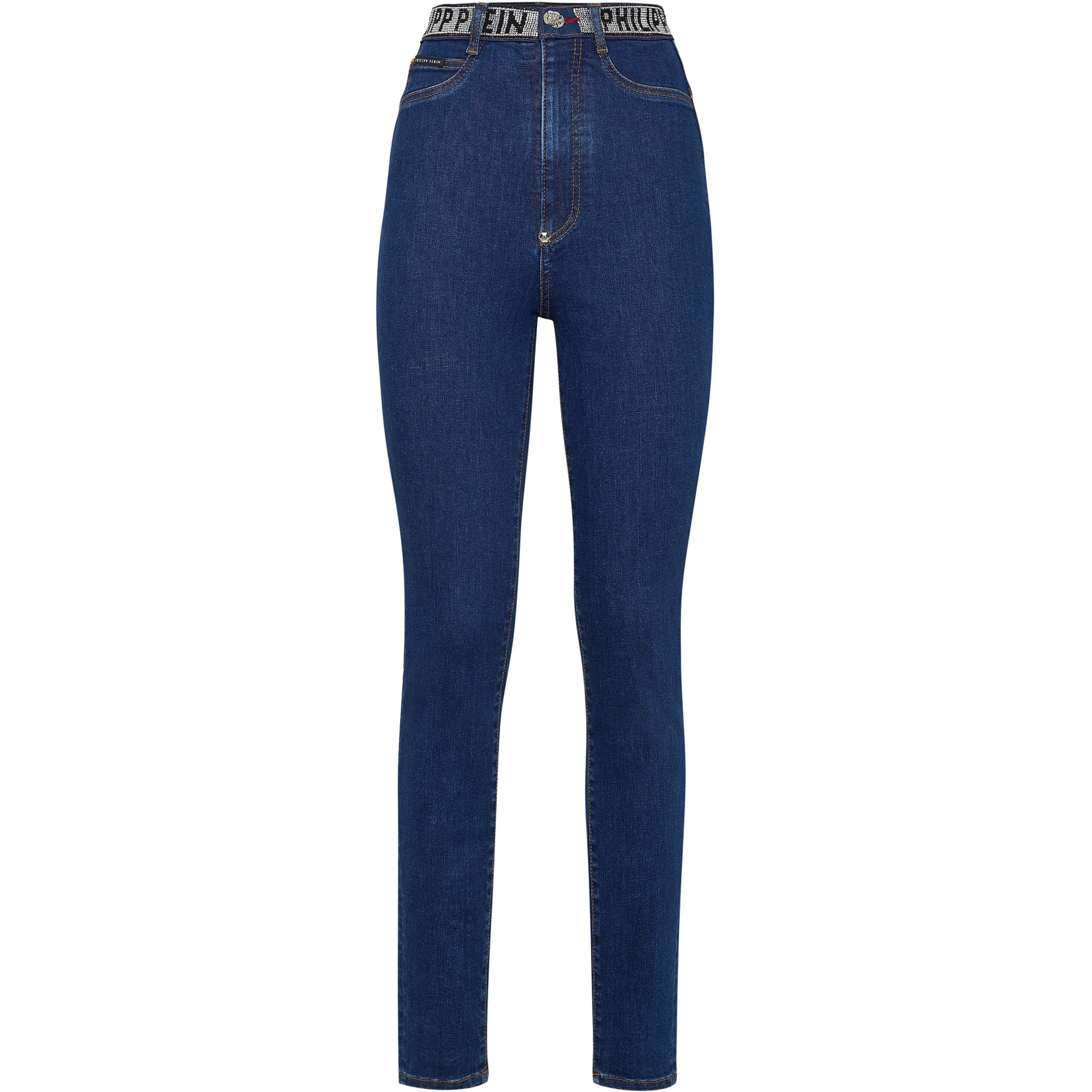 PHILIPP PLEIN Jegging de cintura alta