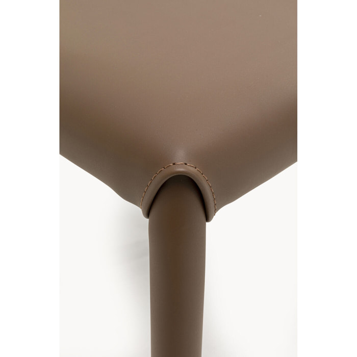 Tabouret Monza marron foncé Kare Design