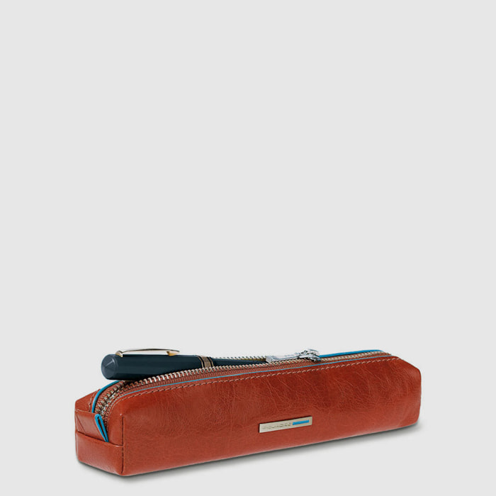 Piquadro Astuccio portapenne in pelle