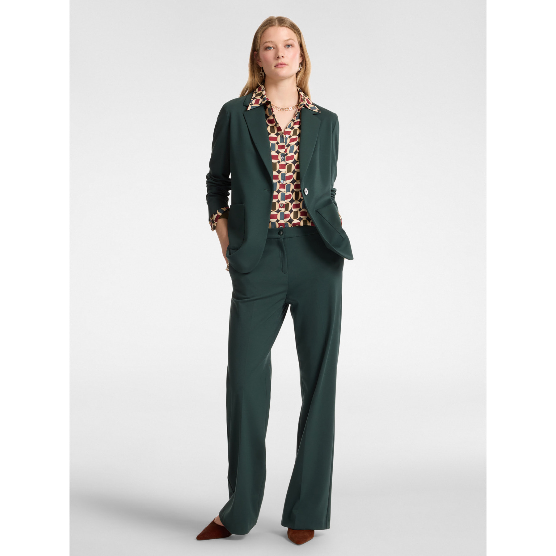 Elena Mirò - Blazer de punto Milano - Verde