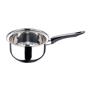 Bateria de cocina 5 piezas san ignacio palma de acero inoxidable apta para induccion