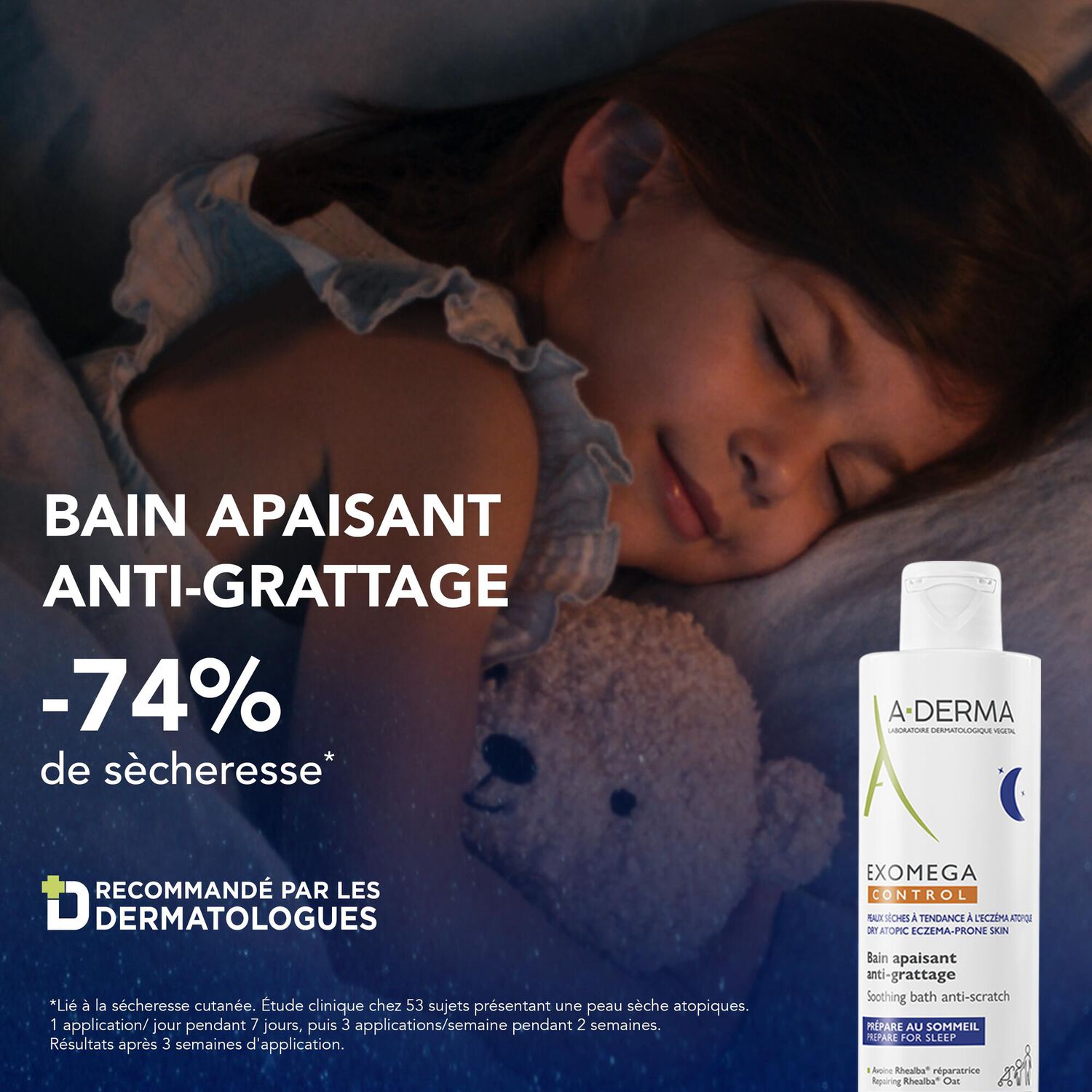 Exomega Control - Bain Apaisant Anti-Grattage 250 ml