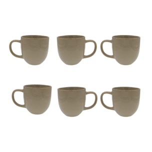 Lot de 6 mugs, DUNE