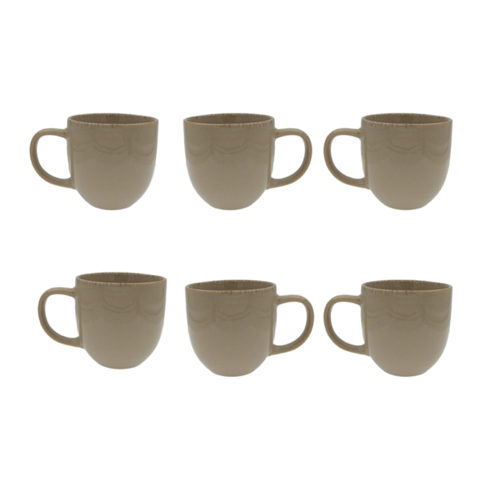 Lot de 6 mugs, DUNE
