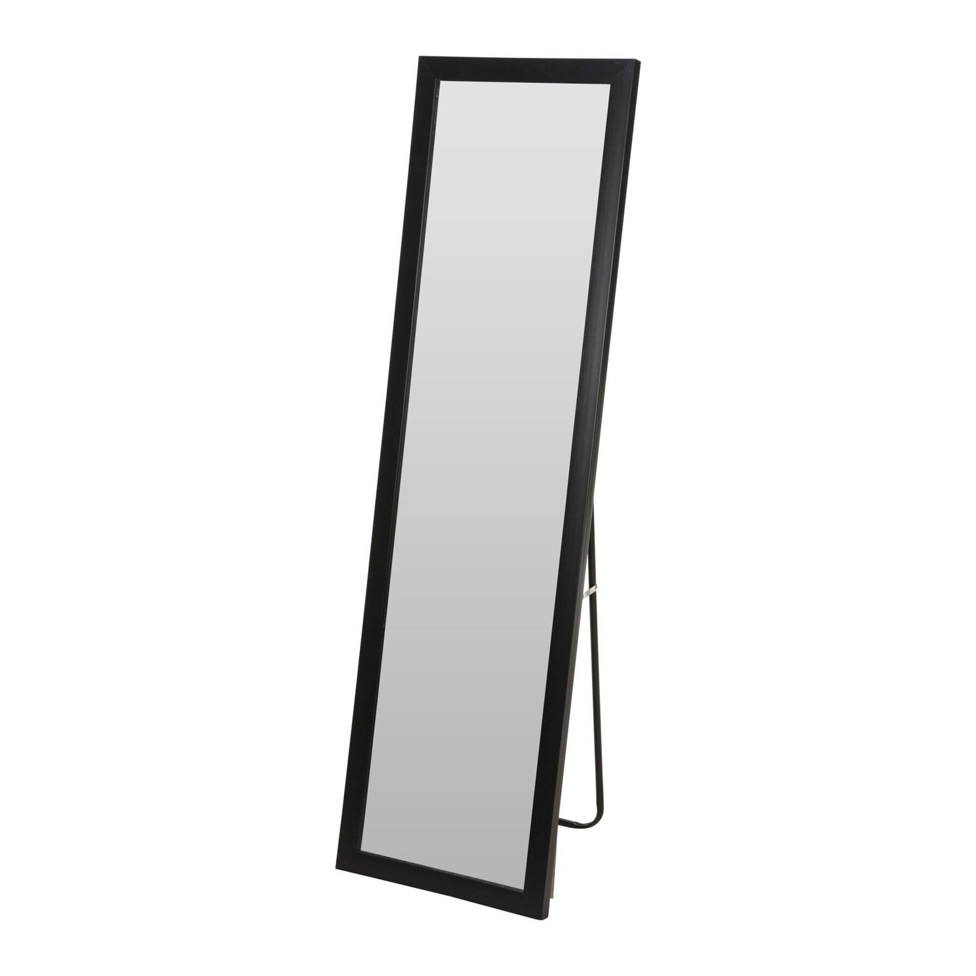 Well home espejo de pie formato rectangular con soporte metálico 35,2x125,2cm
