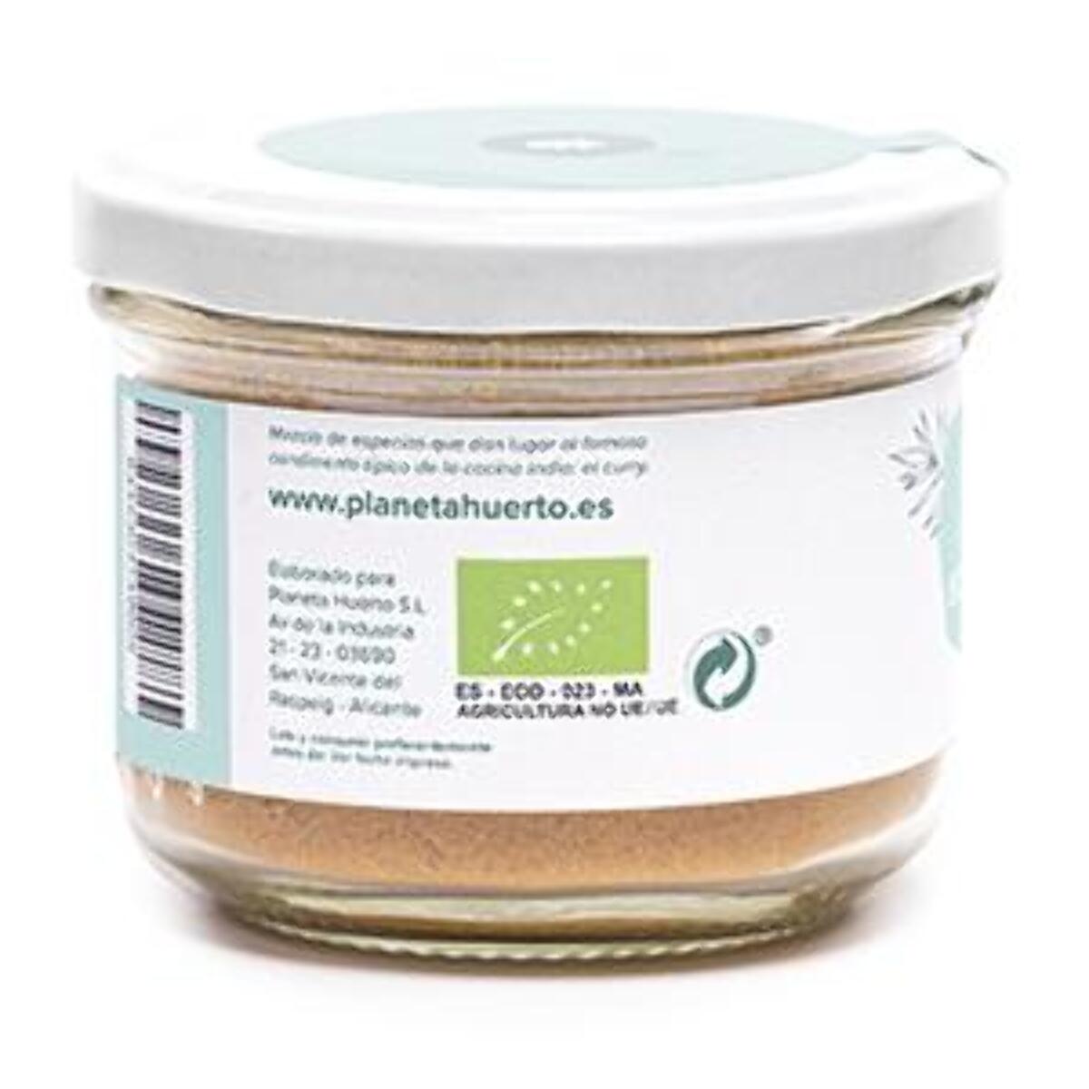 PLANETA HUERTO | Curry en Polvo Ecológico 150 g en Doypack – Combinación de Especias Saludables y Sabores Exóticos