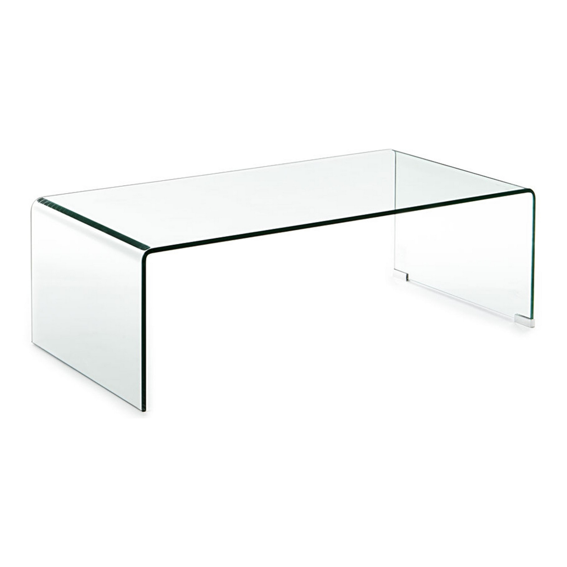 Table basse Tomasucci CRISTAL, en verre, 110 × 55 × 35 cm