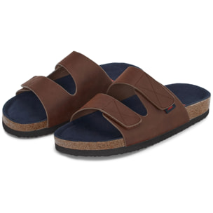 Kappa - Slippers Uomo Donna Marrone - Adham