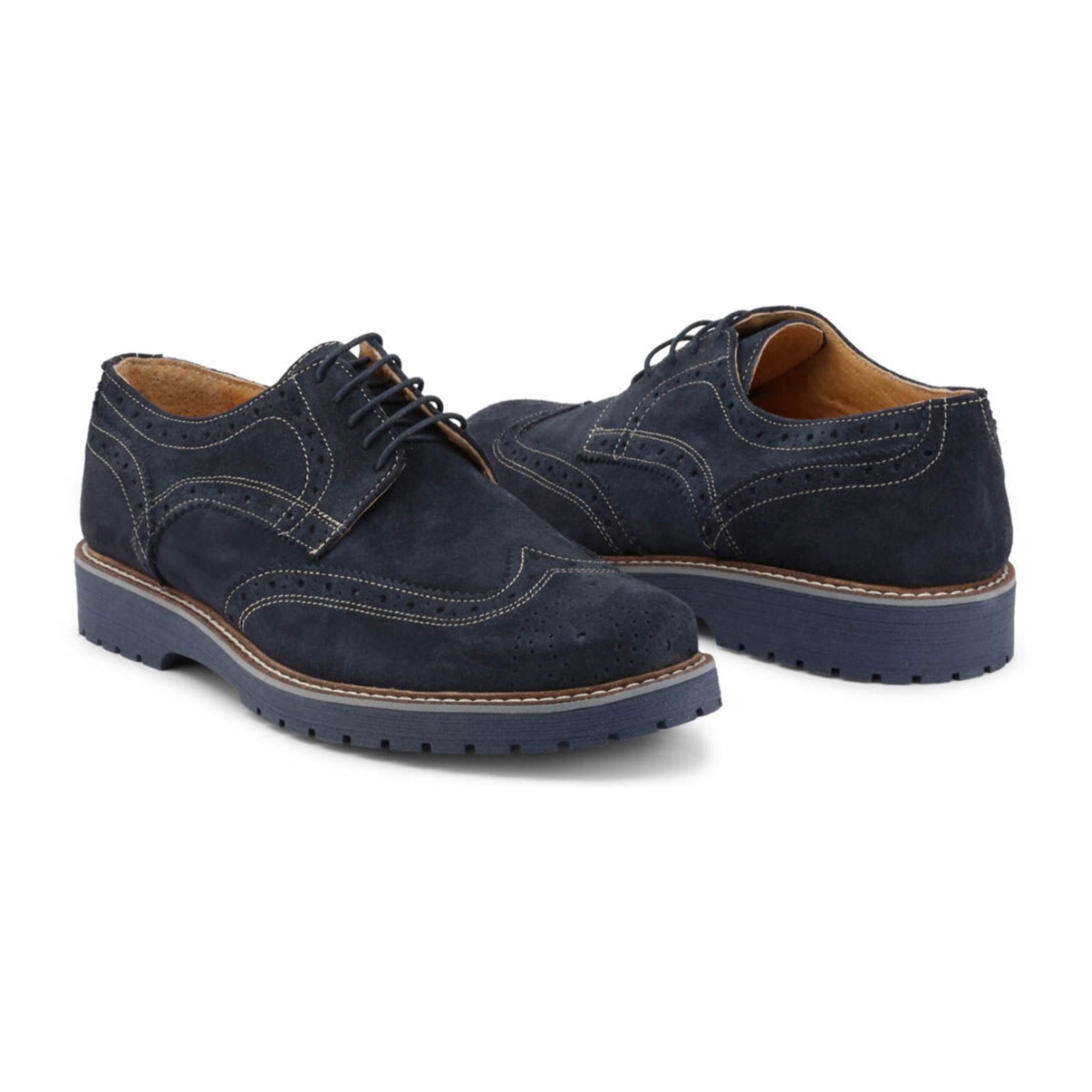 Zapatos Oxford para Hombre - Duca di Morrone Tancredi Suede Blue