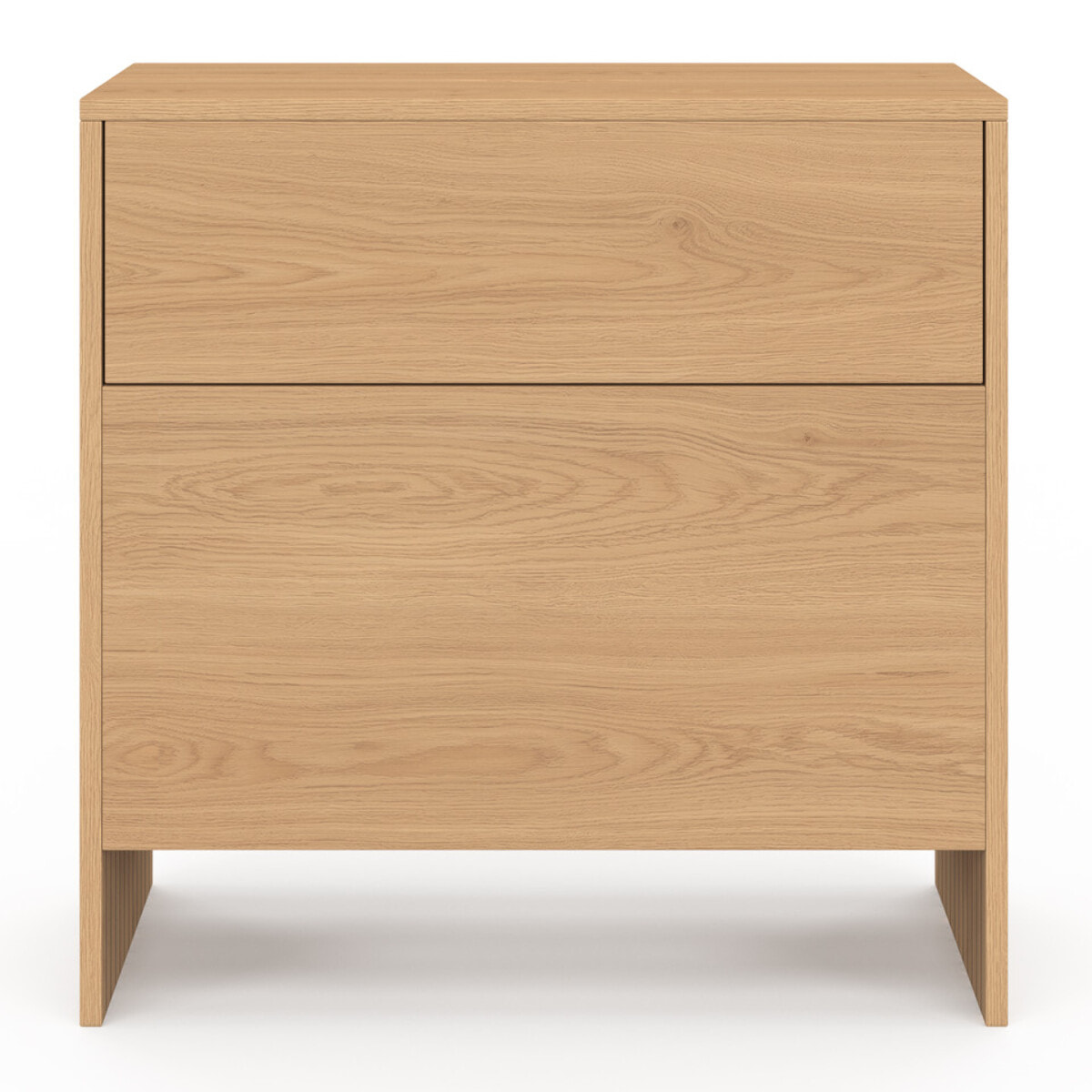 Table d'appoint mini bar Faustine bois et lattes