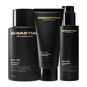 SEBASTIAN Kit Dark Oil Shampoo 280ml + Conditioner 200ml + Elixir Serum 140ml