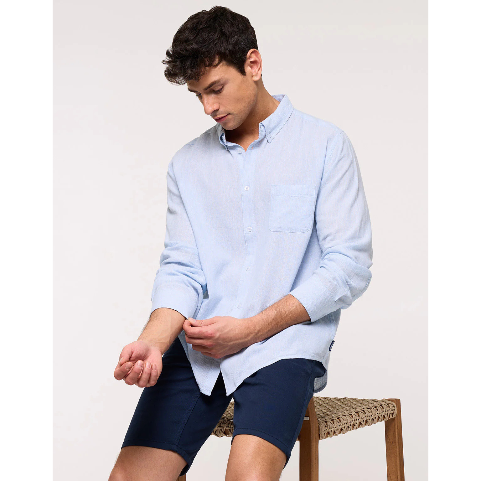 Camisa Manga Larga Azul - Yakari