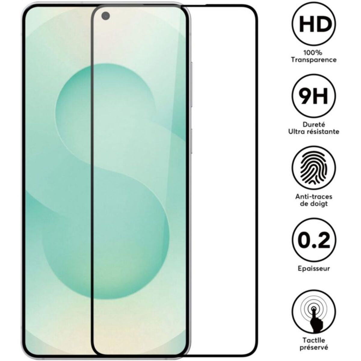 Protège écran ESSENTIELB Samsung Galaxy S26+ X2 verre trempé