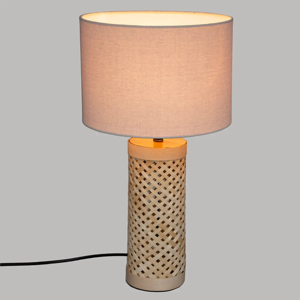 Lampe à poser "Salma" - bois H47 cm