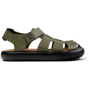 Sandalias - CAMPER Pelotas Flota Sandal - Verde - Cuero liso