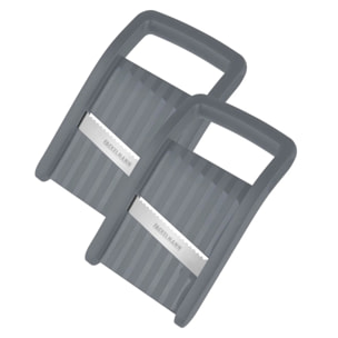 Ensemble de 2 Mini mandolines professionnelle Fackelmann Handmade Tradition