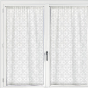 Lot de 2 Rideaux Voile Touch Fantaisie